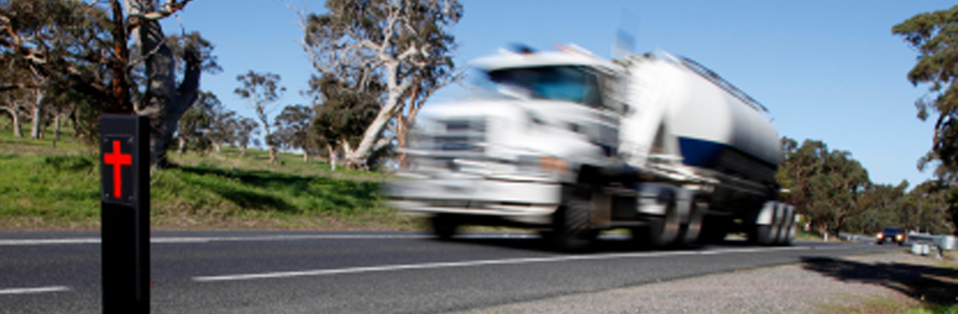 Truck speeding on highway | Warner and Warner