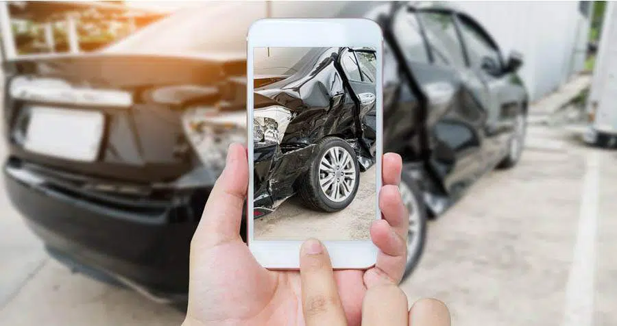 Taking A Picture Of Car Damage | Warner and Warner
