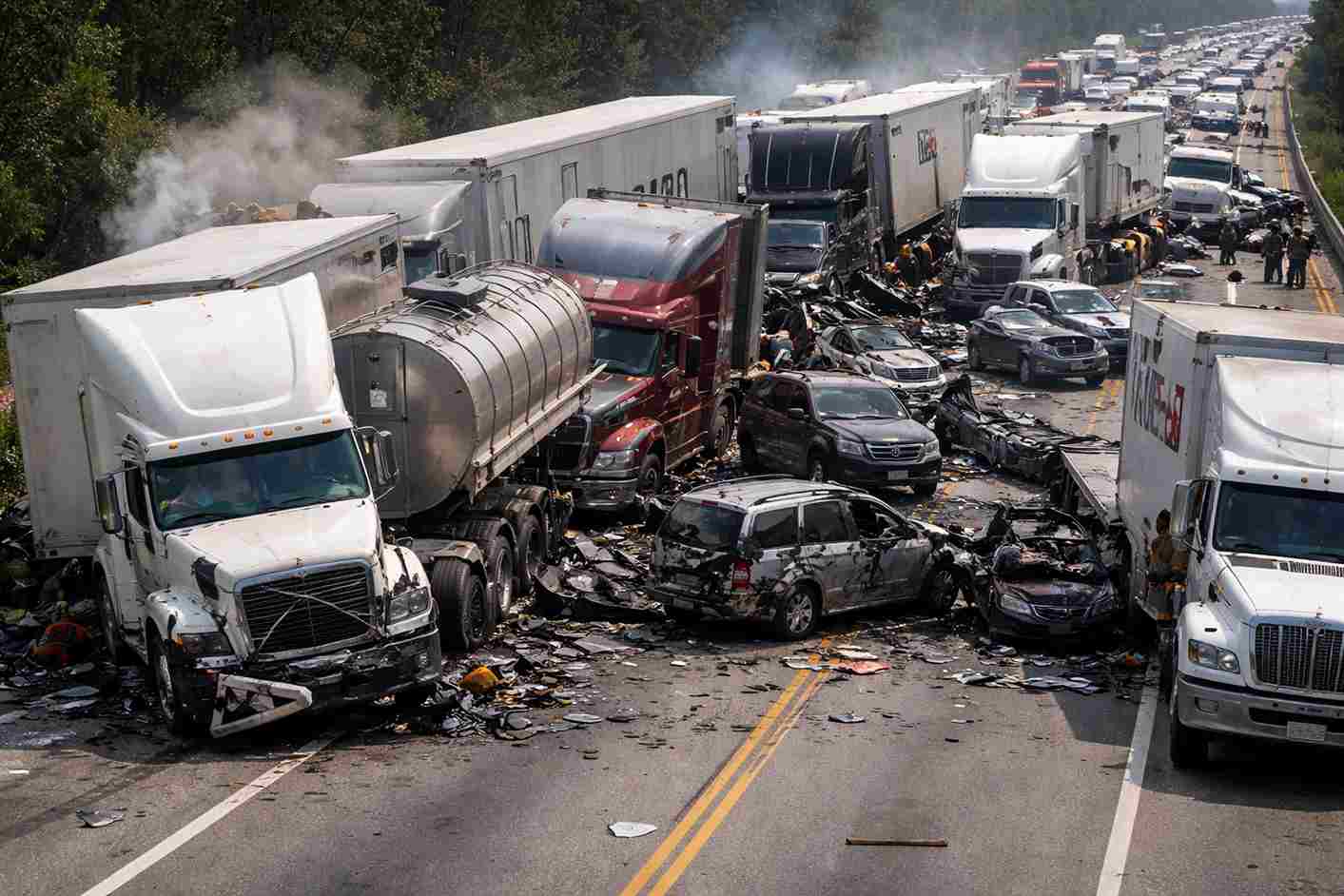 Multi-Vehicle Truck Crashes In Orlando - Warner &Amp; Warner